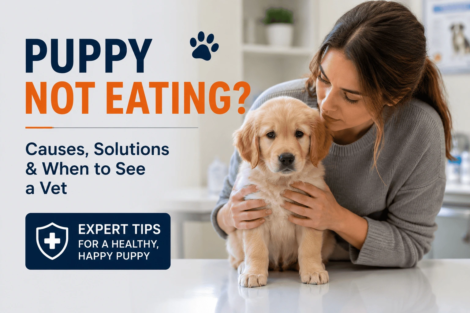 Puppy being examined by owner for signs of diarrhea and digestive distress Puppy Diarrhea Causes