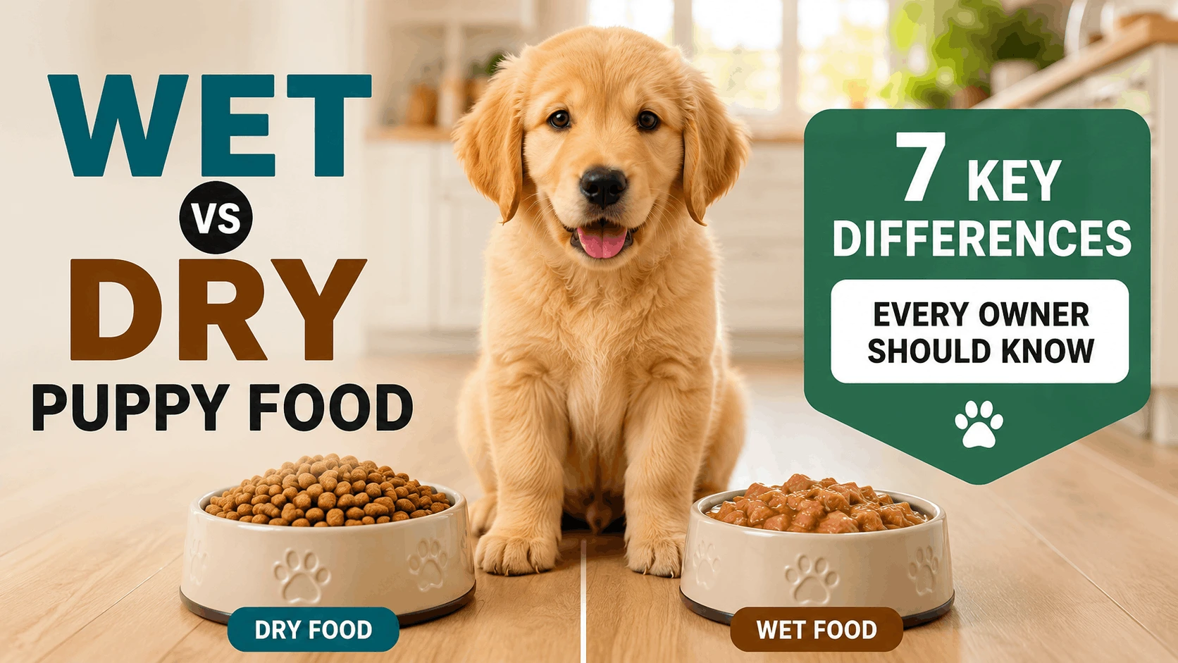 Wet vs Dry Puppy Food: 7 Key Differences Every Owner Should Know